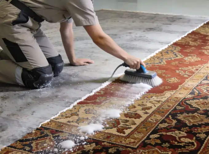 Persische Teppich Handwäsche nach traditioneller Methode